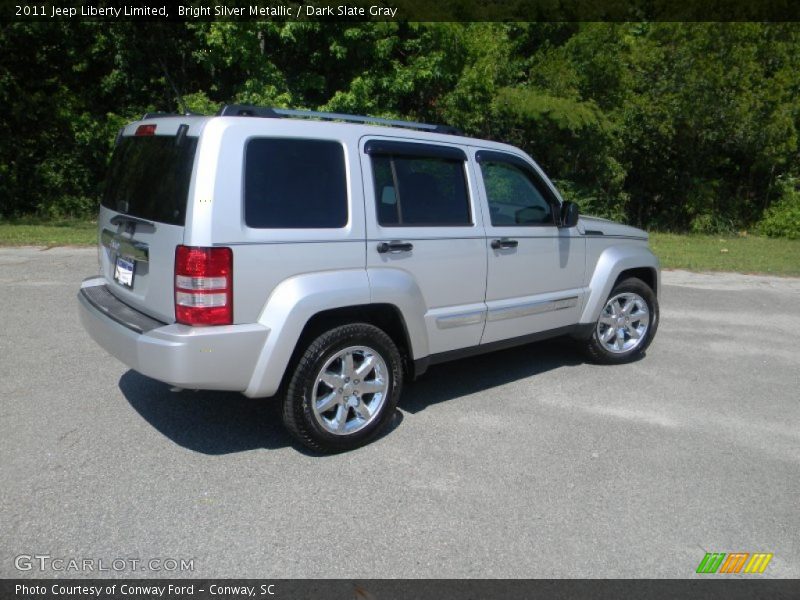 Bright Silver Metallic / Dark Slate Gray 2011 Jeep Liberty Limited