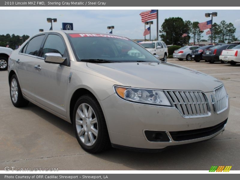 Sterling Gray Metallic / Steel Gray 2010 Lincoln MKZ FWD