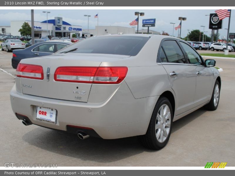 Sterling Gray Metallic / Steel Gray 2010 Lincoln MKZ FWD