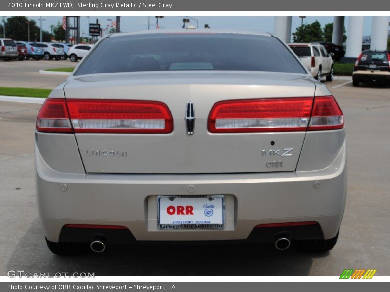 Sterling Gray Metallic / Steel Gray 2010 Lincoln MKZ FWD