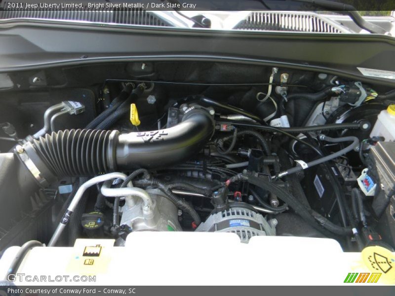 Bright Silver Metallic / Dark Slate Gray 2011 Jeep Liberty Limited