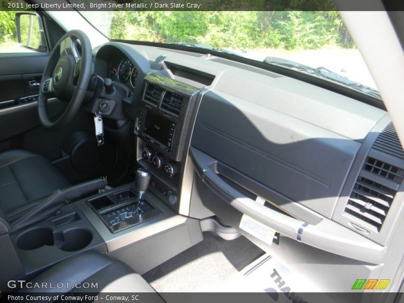 Bright Silver Metallic / Dark Slate Gray 2011 Jeep Liberty Limited