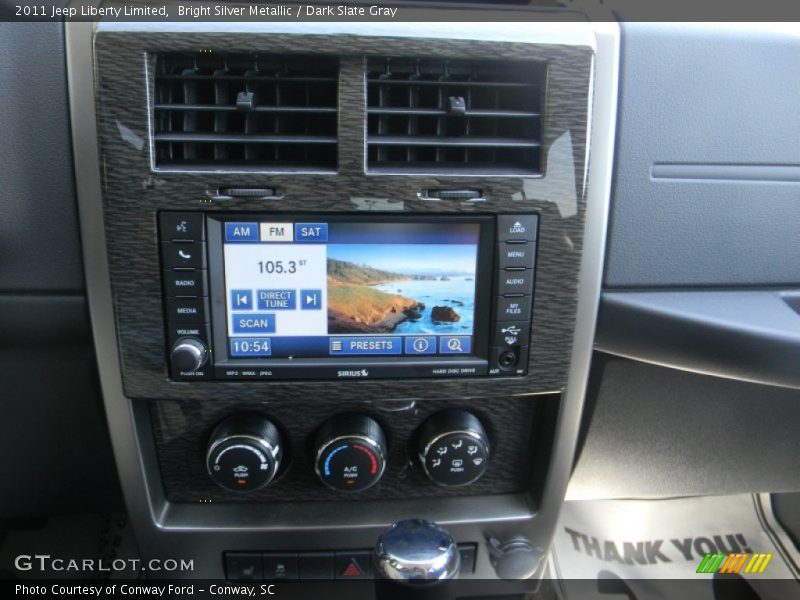 Bright Silver Metallic / Dark Slate Gray 2011 Jeep Liberty Limited