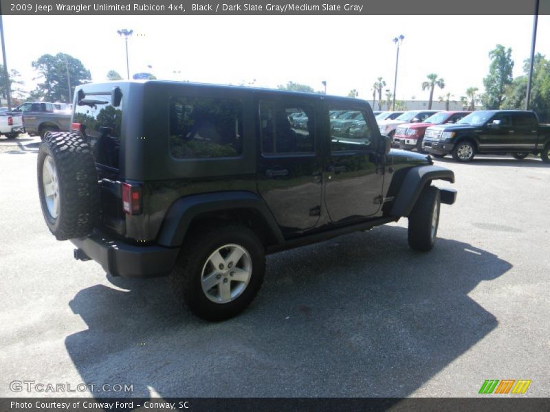 Black / Dark Slate Gray/Medium Slate Gray 2009 Jeep Wrangler Unlimited Rubicon 4x4
