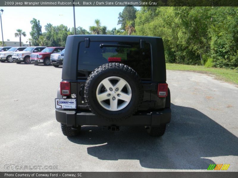 Black / Dark Slate Gray/Medium Slate Gray 2009 Jeep Wrangler Unlimited Rubicon 4x4