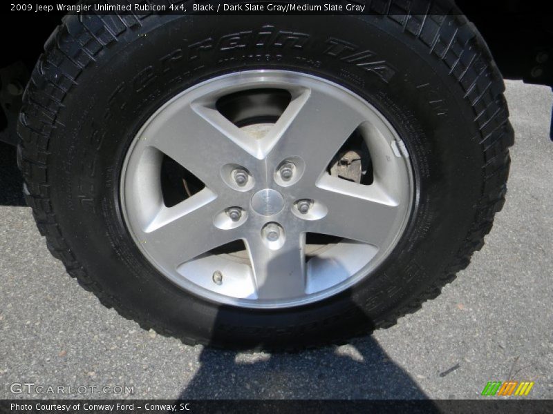 Black / Dark Slate Gray/Medium Slate Gray 2009 Jeep Wrangler Unlimited Rubicon 4x4