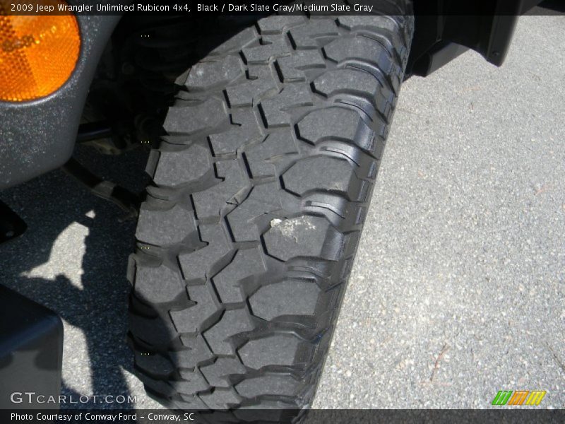 Black / Dark Slate Gray/Medium Slate Gray 2009 Jeep Wrangler Unlimited Rubicon 4x4