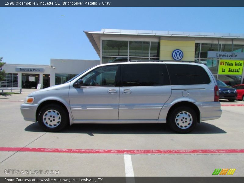 Bright Silver Metallic / Gray 1998 Oldsmobile Silhouette GL