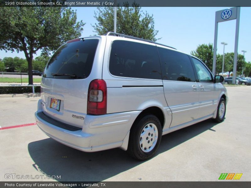 Bright Silver Metallic / Gray 1998 Oldsmobile Silhouette GL