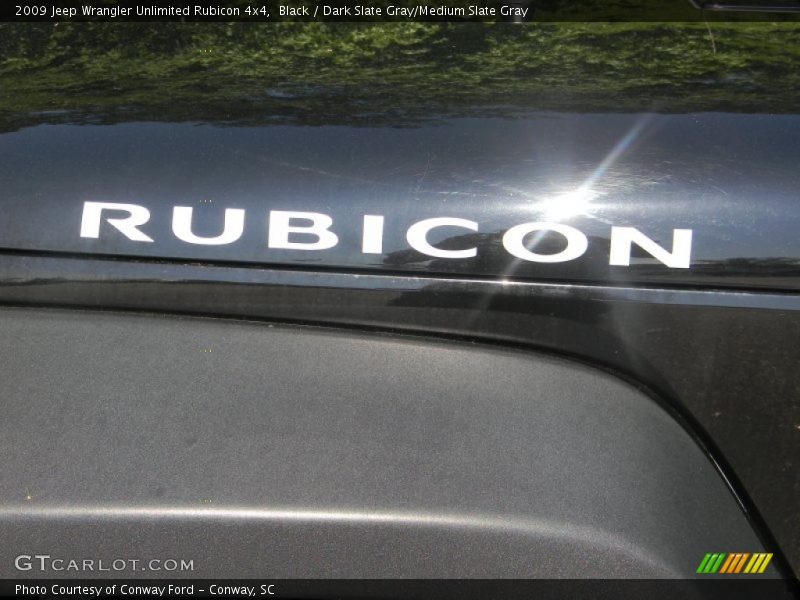 Black / Dark Slate Gray/Medium Slate Gray 2009 Jeep Wrangler Unlimited Rubicon 4x4