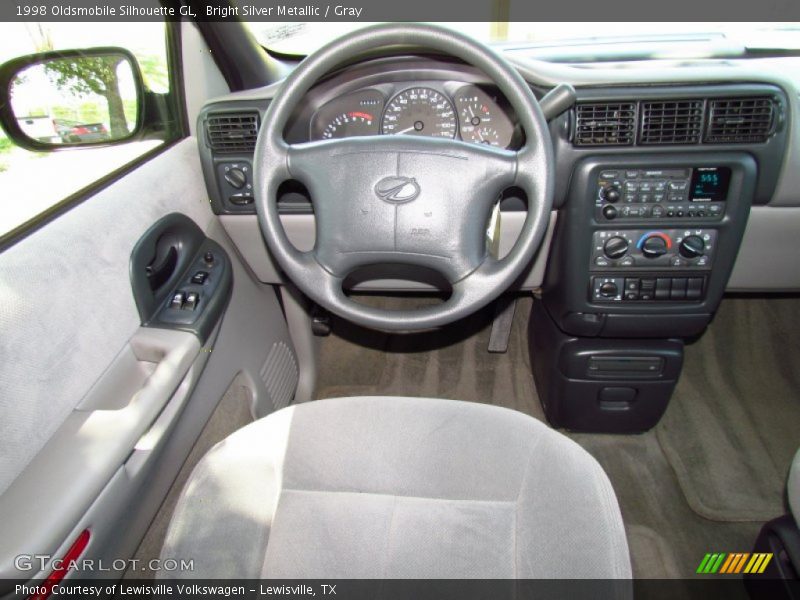 Bright Silver Metallic / Gray 1998 Oldsmobile Silhouette GL