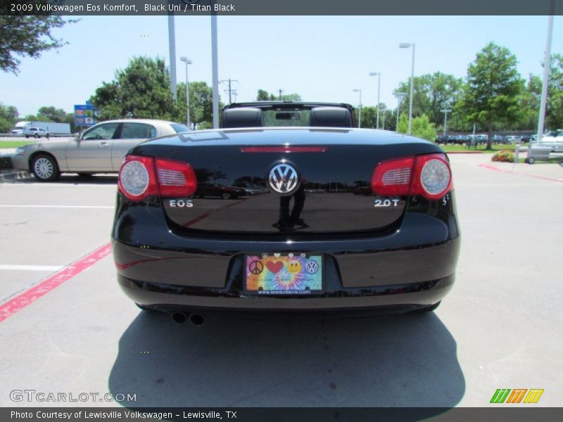 Black Uni / Titan Black 2009 Volkswagen Eos Komfort