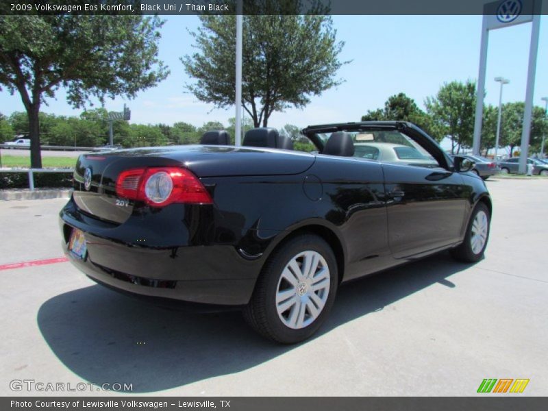 Black Uni / Titan Black 2009 Volkswagen Eos Komfort