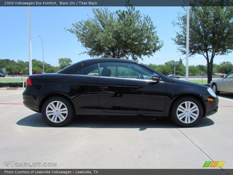 Black Uni / Titan Black 2009 Volkswagen Eos Komfort