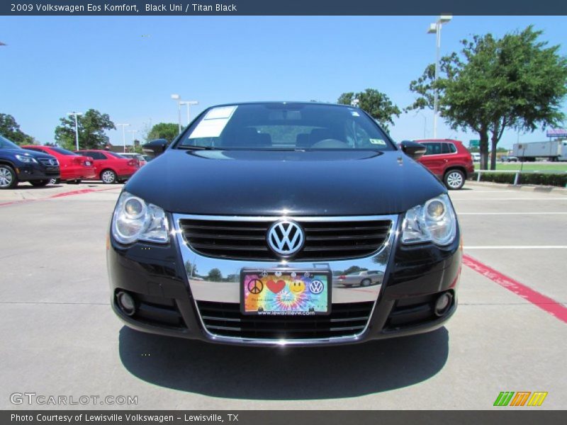 Black Uni / Titan Black 2009 Volkswagen Eos Komfort