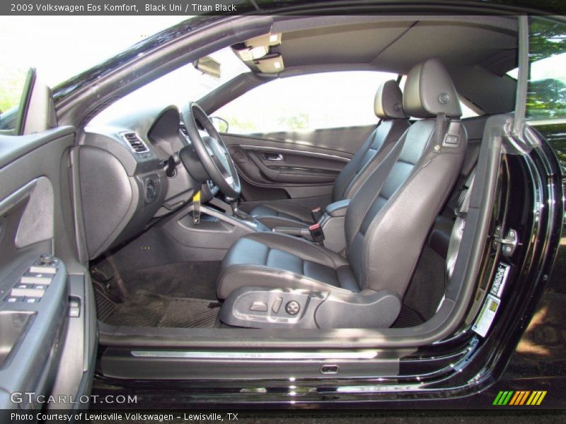 Black Uni / Titan Black 2009 Volkswagen Eos Komfort