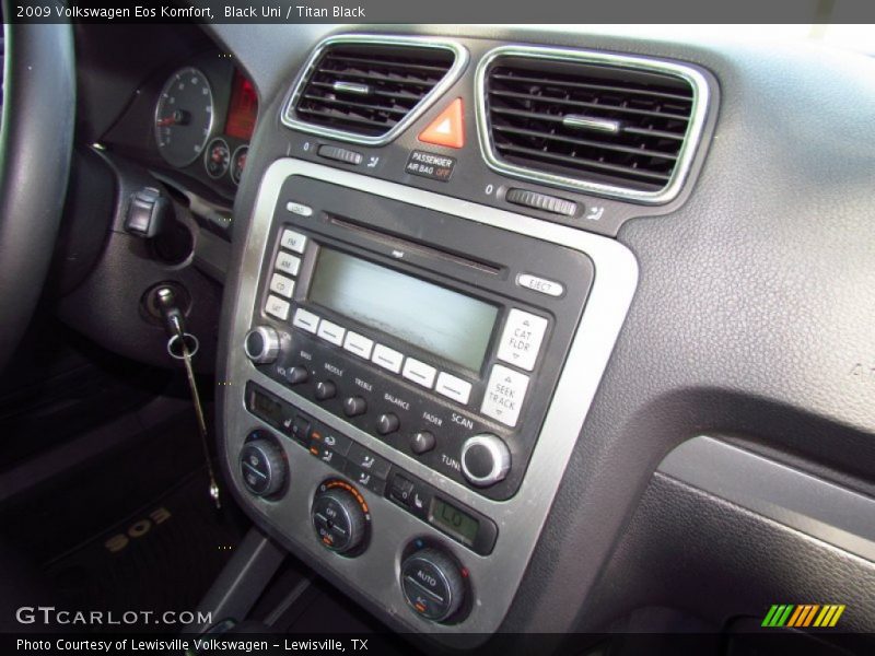 Black Uni / Titan Black 2009 Volkswagen Eos Komfort