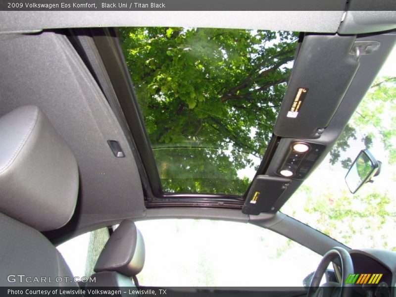 Black Uni / Titan Black 2009 Volkswagen Eos Komfort