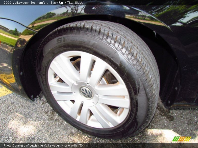 Black Uni / Titan Black 2009 Volkswagen Eos Komfort