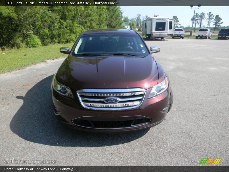 Cinnamon Red Metallic / Charcoal Black 2010 Ford Taurus Limited