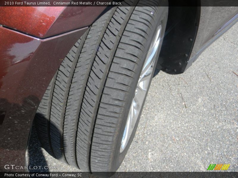 Cinnamon Red Metallic / Charcoal Black 2010 Ford Taurus Limited