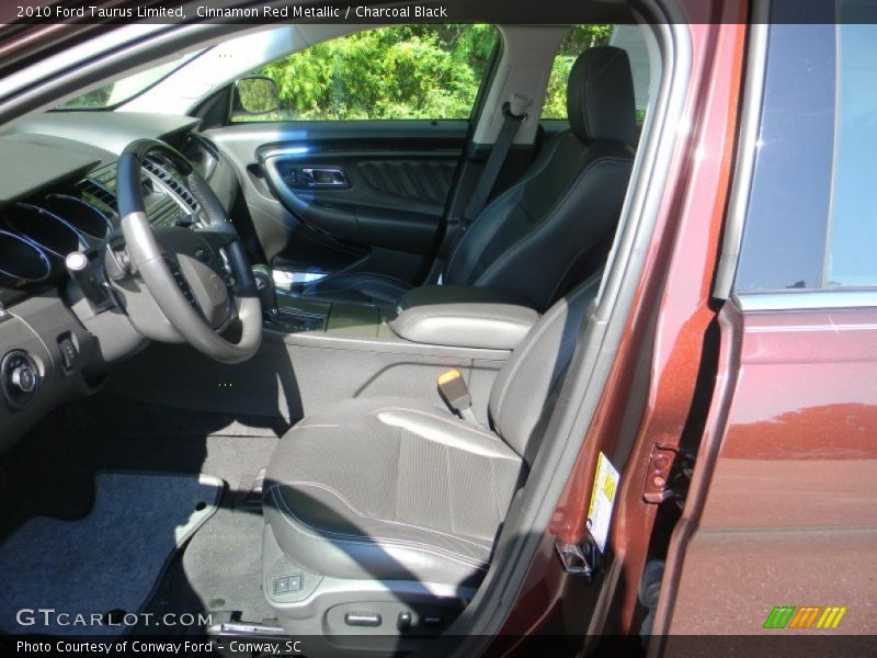Cinnamon Red Metallic / Charcoal Black 2010 Ford Taurus Limited