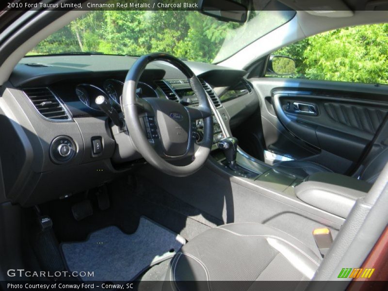 Cinnamon Red Metallic / Charcoal Black 2010 Ford Taurus Limited