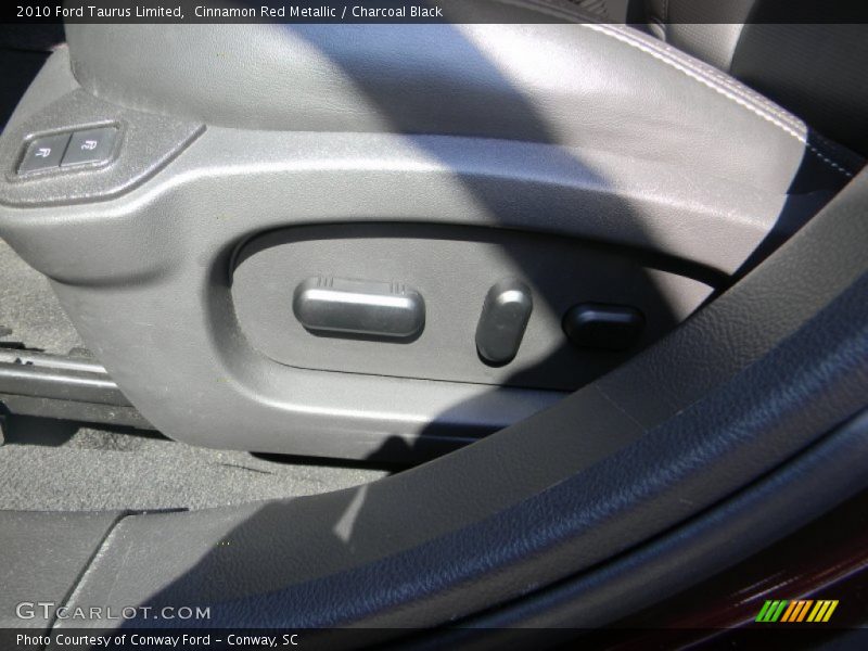 Cinnamon Red Metallic / Charcoal Black 2010 Ford Taurus Limited