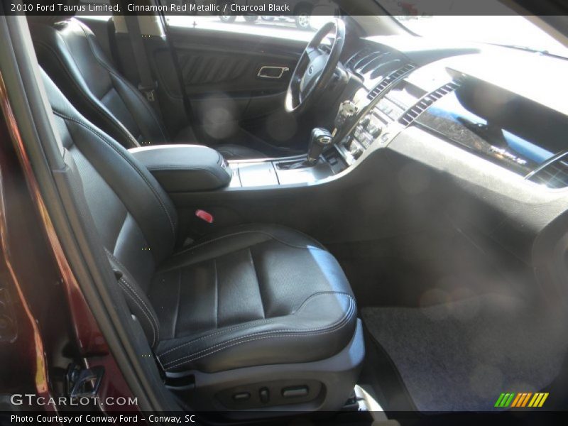 Cinnamon Red Metallic / Charcoal Black 2010 Ford Taurus Limited