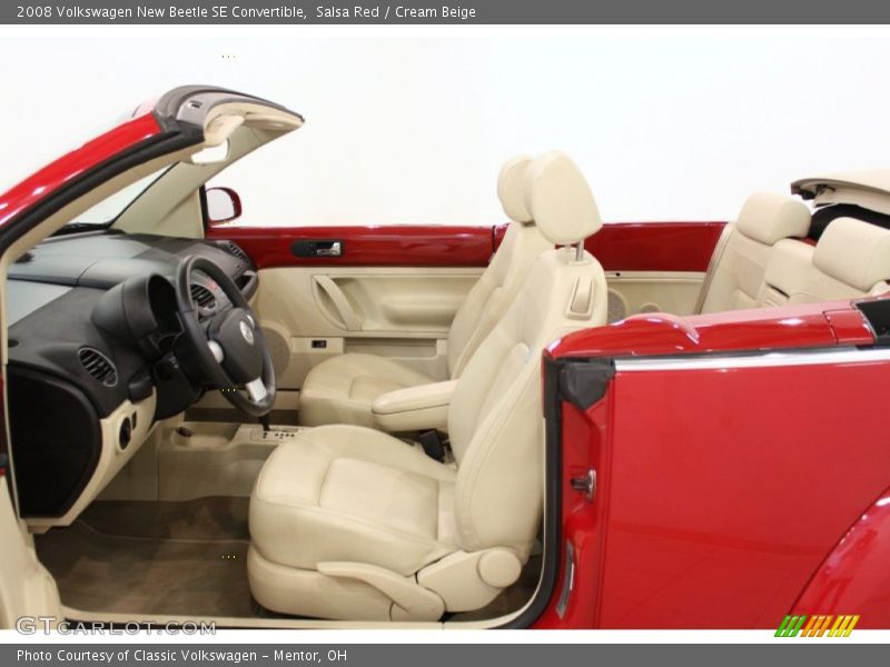 Salsa Red / Cream Beige 2008 Volkswagen New Beetle SE Convertible