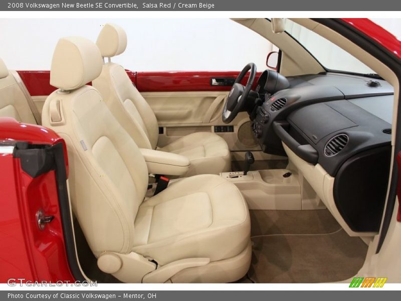 Salsa Red / Cream Beige 2008 Volkswagen New Beetle SE Convertible