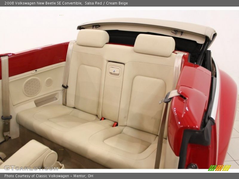 Salsa Red / Cream Beige 2008 Volkswagen New Beetle SE Convertible