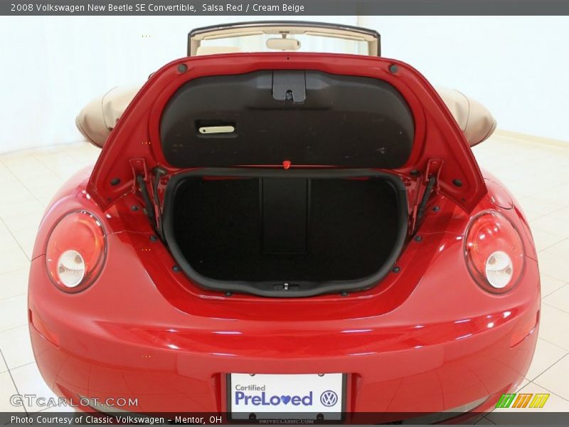Salsa Red / Cream Beige 2008 Volkswagen New Beetle SE Convertible