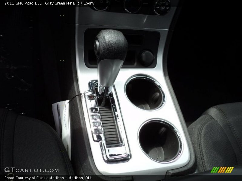 Gray Green Metallic / Ebony 2011 GMC Acadia SL