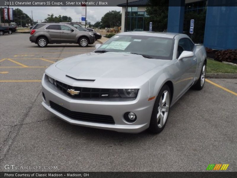 Silver Ice Metallic / Black 2011 Chevrolet Camaro SS Coupe