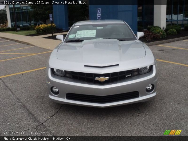 Silver Ice Metallic / Black 2011 Chevrolet Camaro SS Coupe