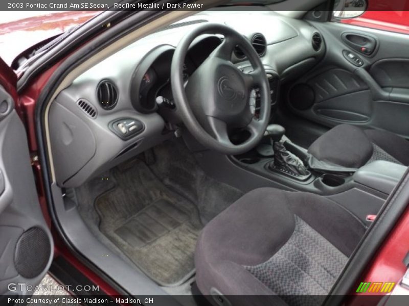 Redfire Metallic / Dark Pewter 2003 Pontiac Grand Am SE Sedan