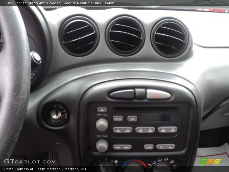 Redfire Metallic / Dark Pewter 2003 Pontiac Grand Am SE Sedan