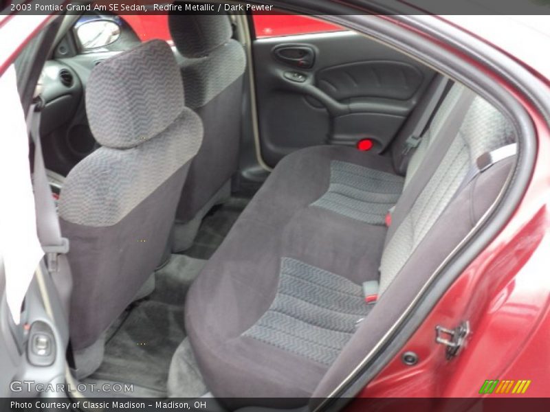 Redfire Metallic / Dark Pewter 2003 Pontiac Grand Am SE Sedan