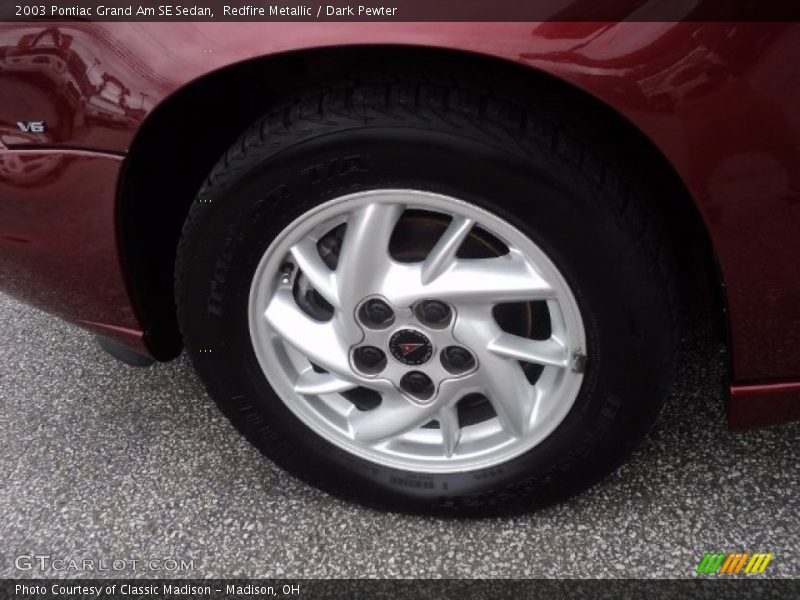 Redfire Metallic / Dark Pewter 2003 Pontiac Grand Am SE Sedan