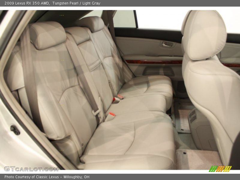Tungsten Pearl / Light Gray 2009 Lexus RX 350 AWD