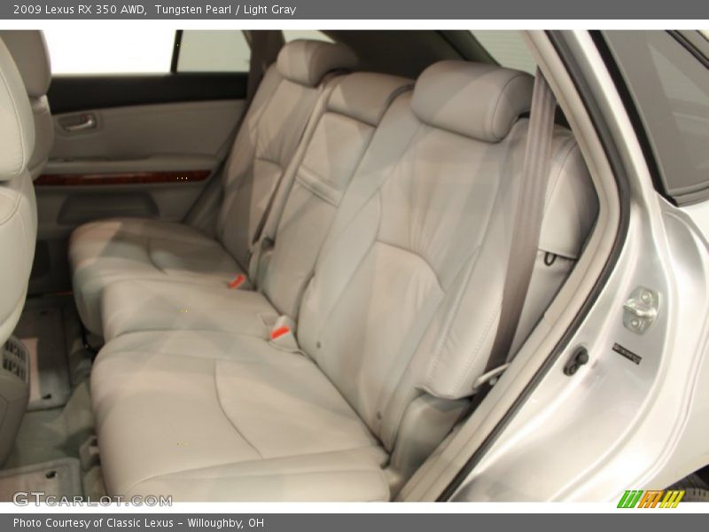 Tungsten Pearl / Light Gray 2009 Lexus RX 350 AWD