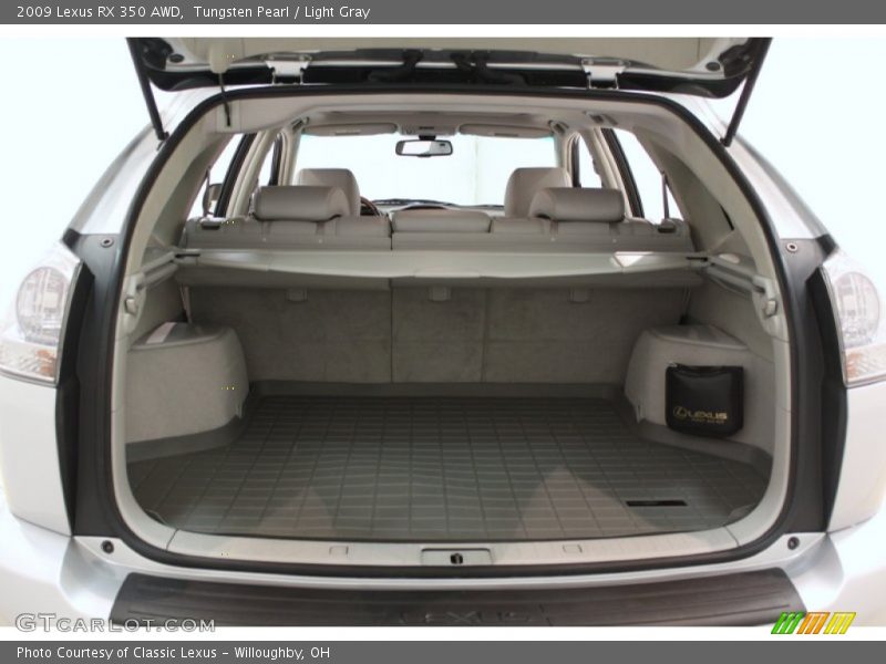 Tungsten Pearl / Light Gray 2009 Lexus RX 350 AWD