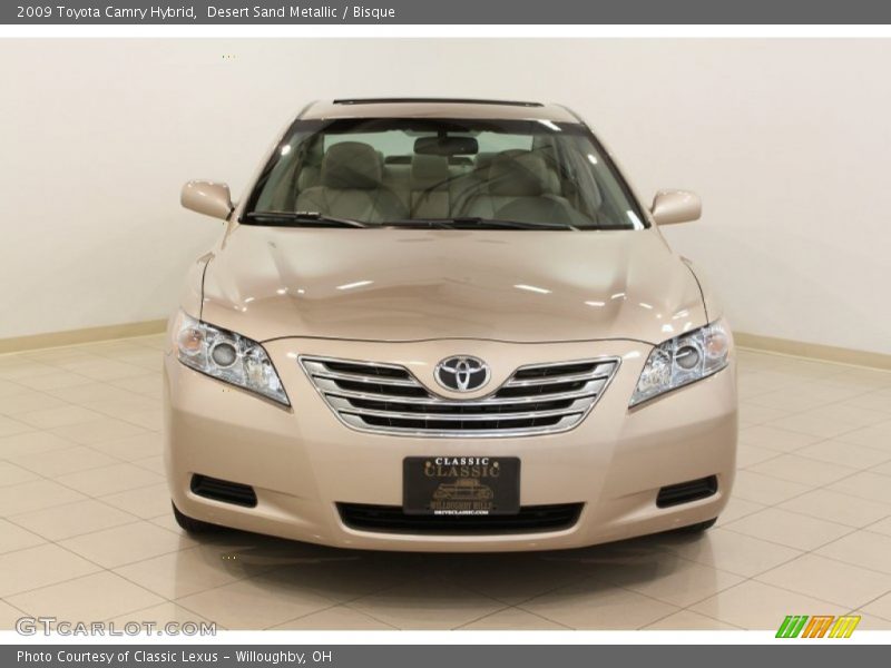 Desert Sand Metallic / Bisque 2009 Toyota Camry Hybrid