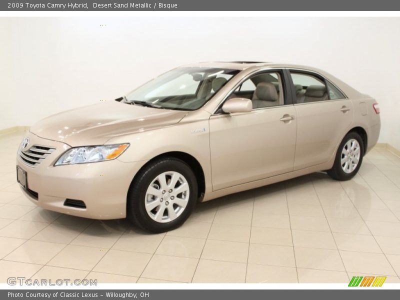 Desert Sand Metallic / Bisque 2009 Toyota Camry Hybrid