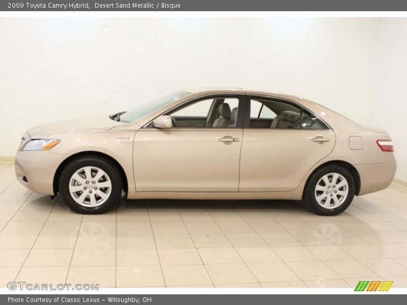 Desert Sand Metallic / Bisque 2009 Toyota Camry Hybrid