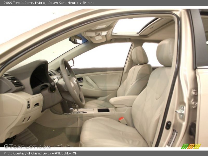 Desert Sand Metallic / Bisque 2009 Toyota Camry Hybrid
