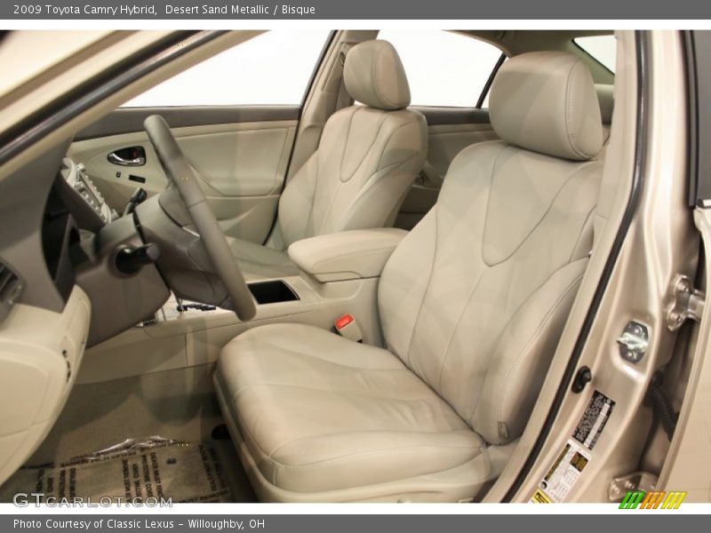 Desert Sand Metallic / Bisque 2009 Toyota Camry Hybrid