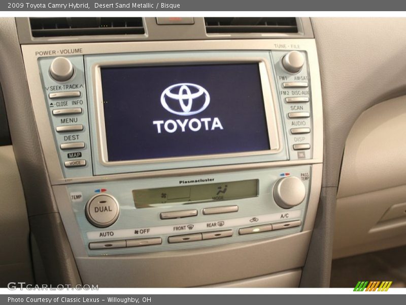 Desert Sand Metallic / Bisque 2009 Toyota Camry Hybrid