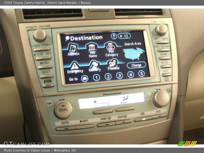 Desert Sand Metallic / Bisque 2009 Toyota Camry Hybrid